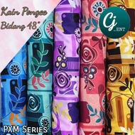 🔥open meter🔥 Kain polyster corak Bidang 48" (Nipis)