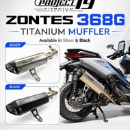 Project79 Exhaust ZONTES 368G Full System TITANIUM Piping Ekzos Motor Muffler Black Titanium ZT368G 