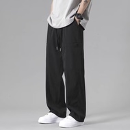 【Ready Stock】American Streetwear Pants for Men Straight and Loose Japanese-style Wide-leg Cargo Pant
