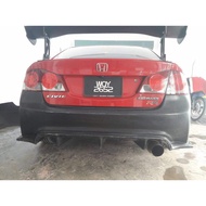 ! HONDA CIVIC JS REAR BUMPER (FRP)