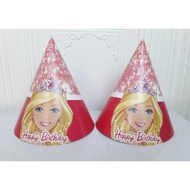 Barbie Birthday Hat/barbie Cone Hat/barbie Birthday Hat/custom barbie Cone Hat