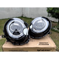Mini cooper r56 headlamp R55 R57 R58 R59 headlight R56 headlamp full DRL ring version 2 for R series