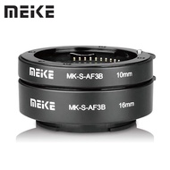 Meike แหวนท่อส่วนขยายแมโครโฟกัสอัตโนมัติ MK-S AF3B สำหรับ Sony E Mount A7 A7II NEX-3 NEX-5 NEX-6 A66