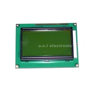 [UCI Electronics] (X-4) LCD 12864 128 * 64 Drawing Type Green Bottom Display Universal ST7920 With P