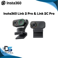 Insta360 Link 2 Pro & Link 2C Pro - 4K Webcam with 1/1.3” Sensor, Auto Framing, Noise-Canceling, Sup