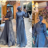 AMANDA DRESS BN WOMEN'S SHIMMER DRESS MODERN MUSLIM CLOTHING/ - FA43