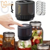 5W lithium battery powered semi-automatic Mason can sealer - LED digital vacuum sealer used for kitc
