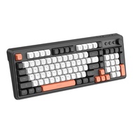 GOOJODOQ Thai 98KEY Thin Film Keyboard Mechanical Touch รองรับการเชื่อมต่อไร้สายและแบบมีสาย Bluetoot