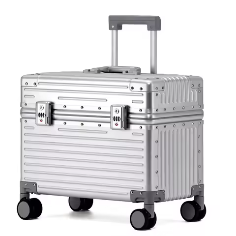 18 Inch Aluminium Frame Camera Equipment Case With Wheels Trolley Case 20 Inch Suitcase Trip Cabin 2