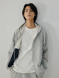 日系復古 / 加絨加厚連帽衛衣