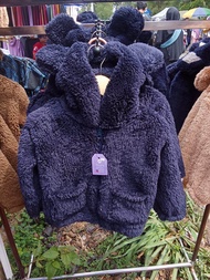 jaket switer bayi anak sleting bulu halus tebal usia 1-9 tahun viral/labulu/sherpa