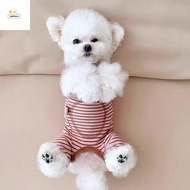 HOBBYHAVEN Dog Jumpsuit, Comfortable Elastic Four-Legged Dog Pajamas, Pet Sleepwear Long Sleeves Bel