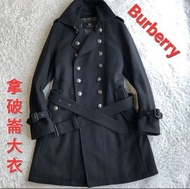 95%近新／原價約10萬元／Burberry ／頂級款／羊毛+羊絨大衣（M-L碼）／双排釦