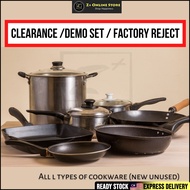 [Minor Defect] Non Stick Frying Pan Snow Pan Sauce Pan Tamago Pans Dented Cookware Cooking Pots