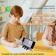 《DKF-t》 Optical Clear Drawing Board, Portable Optical Tracing Board Image Draw Board Tracing Drawing