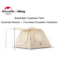 Naturehike Ango 3 Automatic Tent 3 Person Large Waterproof Family Camping Tent Pop Up Self Outdoor Gazebo Tourist Tent