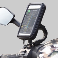 Cswmjb เคสกระเป๋าโทรศัพท์กันน้ำที่วางโทรศัพท์มอเตอร์จักรยานสุดเท่ห์สำหรับ Samsung มอเตอร์ไซด์แฮนด์รถจักรยานขาตั้ง GPS