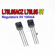 (Quantity 2 Pieces) REGULATOR L78L05ACZ L78L05 ST Positive Voltage Regulators 5V 100mA