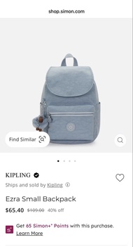100% Authentic and 99% New  Kipling backpacks Kipling 背囊