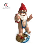 Garden Gnome Statue Lawn Decoration Outdoor Gnome Statue Fun Cute Garden Sculpture Dwarf Decoration
