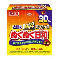 暖暖包 ぬくぬく日和 貼式迷你型 30入