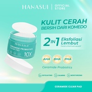 Hanasui Ceramide Probiotics Clear Pad - Exfoliating Pad