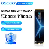 OSCOO ON2000 PRO M.2 2280 NVME PCIe Gen5.0 SSD With DRAM Cache For 8K Video Editing AI Training PC