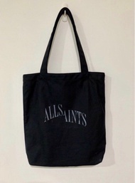 最後數量！英國ALLSAINTS 品牌Logo厚磅托特包、帆布包