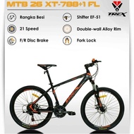 Promo! Sepeda gunung MTB 26 Trex XT-788 1 dengan fork lock Limited
