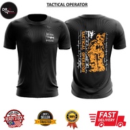 DR TACTICAL READY STOCK MICROFIBER EYELET JERSEY TACTICAL DESIGN T SHIRT TACTICAL OPERATOR