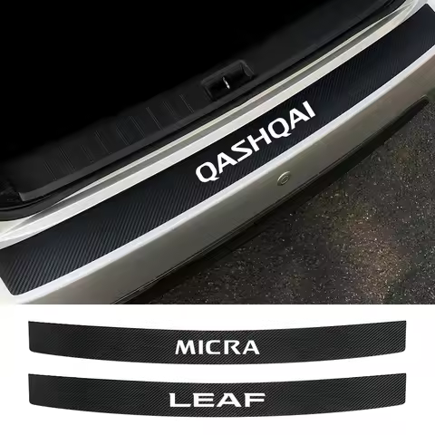 Car Rear Bumper Decor Stickers For Nissan Qashqai Micra 350Z Elgrand Livina Kicks Navara Livina Nava