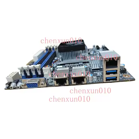 Mini ITX NAS server motherboard CPU D-1521 2 * RJ45 10G LAN, IPMI, DDR4 ECC RAM PCIe x16 slot MB10-D