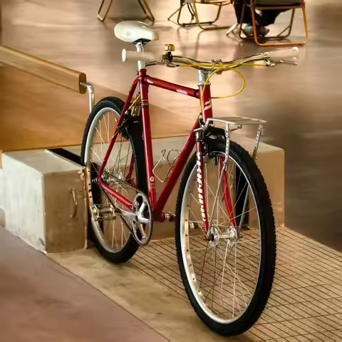 Fixie Steel Frame Reynolds 520 tubing BJ CYCLE TRAVELLER_N FixedGear Bicycle Retro Steel Frame Grave