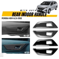 MTTO Perodua New Alza 2022 Interior Car Rear Indoor Handle Panel Frame Cover Accessories Multiple Ch