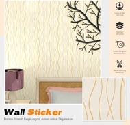 Wallpaper sticker Dinding 45cm x 8 S/9  M PER ROL MOTIF HELLO KITTY GH034