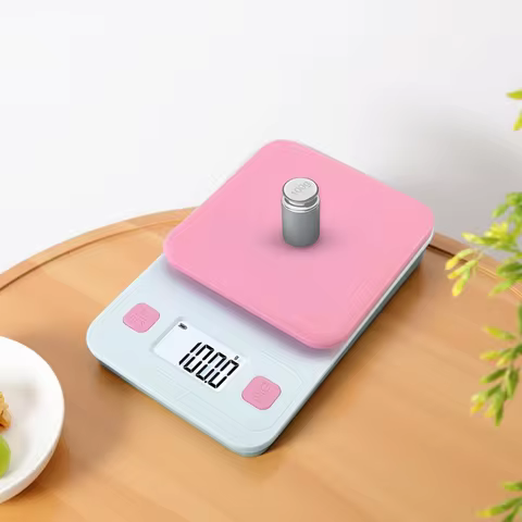 Cute Style Kitchen Scale,pink/blue Optional,portable Household Food Scale for Baking, Cake,food Weig