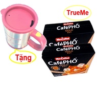 [Tặng ly khuấy tự động] Combo x2 Cà phê Sữa Đá Phố Gold (10 gói x 29g/hộp) - Ca Phê Phố - cafe sữa đ