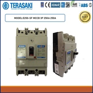 Terasaki MCCB Moulded Case Circuit Breaker 3Pole 25KA 175A ,250A  MCCB E250-SF