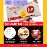 Sim pack (sim card) tunetalk unlimited internet wifi & call 5g