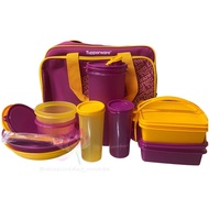 Tupperware Set - Bag Combo, Water Bottle, Lunch Box, Bowl, Fork &amp; Spoon, Bowl #Utensils