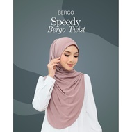 HOUSEOF.GHANIEA - Instant Sports Hijab | Speedy Bergo Twist I Simple Bergo Jersey Umrah Hajj I Sport