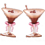 EASUTE 2PCS Belon Espresso Martini untuk Hiasan Parti Hari Lahir Orang Dewasa Hiasan Hari Lahir Espr