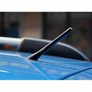 HITAM 12cm Carbon Black Fm Radio Short Antenna 1pc