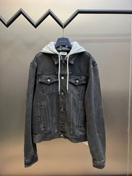 Celine 賽琳 字母印花連帽牛仔外套 - 香港發貨