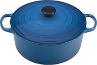 Le Creuset Enameled Cast Iron Signature Round Dutch Oven, 7.25 qt., Marseille