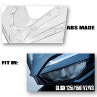 HEADLIGHT LENS FOR HONDA CLICK 125i/150i V2/V3 MOTORCYCLE (LENS ONLY) HIGH QUALITY
