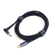 1.8m 140W Type-C to 4.5*3.0 Laptop Charging Cable for HP Omen Pavilion Gaming 15 17 ZBook Studio G4 