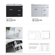 Rubine Bathroom Cabinet With drawers