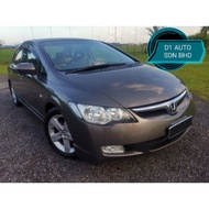 HONDA CIVIC 1.8 I-VTEC YEAR MAKE 2007,1OWNER,LEATHER SEAT