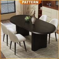 PATTERN Modern Wood Design Dining Table Dining Chair | Nordic Desk Island Table | Set Meja Makan Ker
